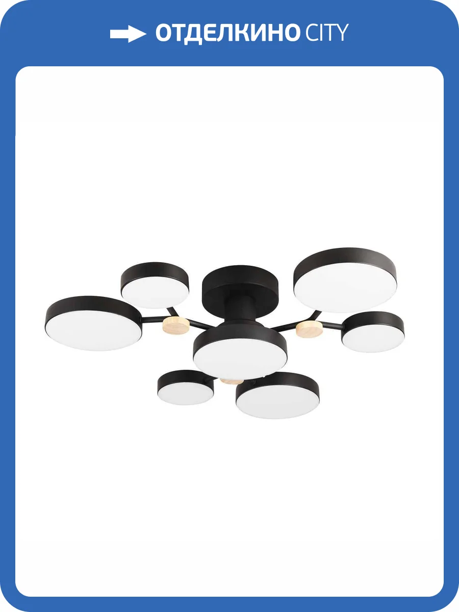 Потолочный светильник LED4U L3201-700 BK фото 8