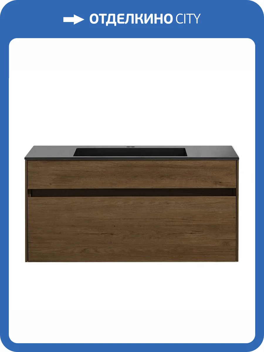 Тумба под раковину Vincea Chiara VMC-2C100TO 100 см 1 ящик фото 3