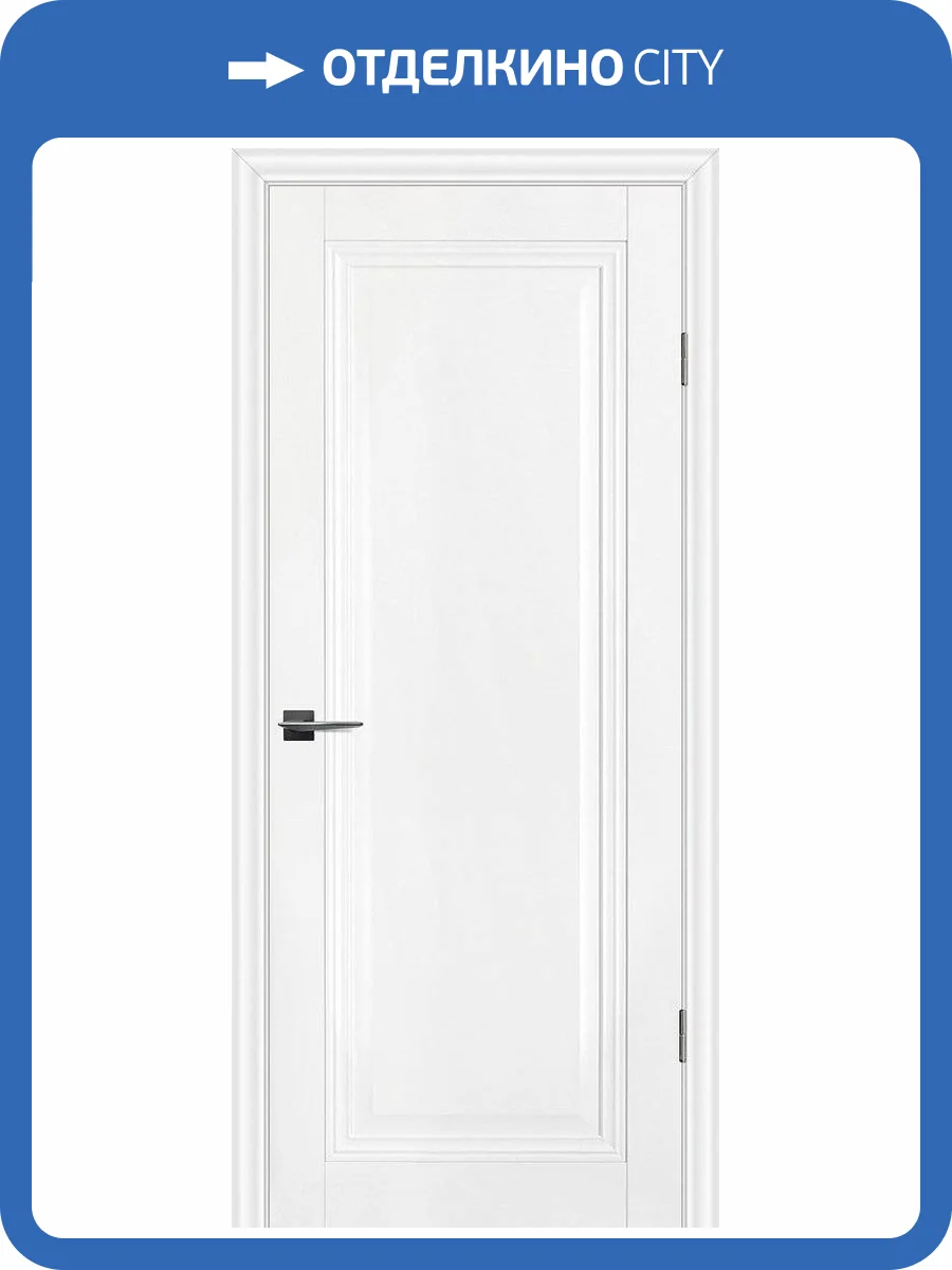 Межкомнатная дверь Profilo Porte экошпон PSC-36, глухая, белый 800x2000 фото 2