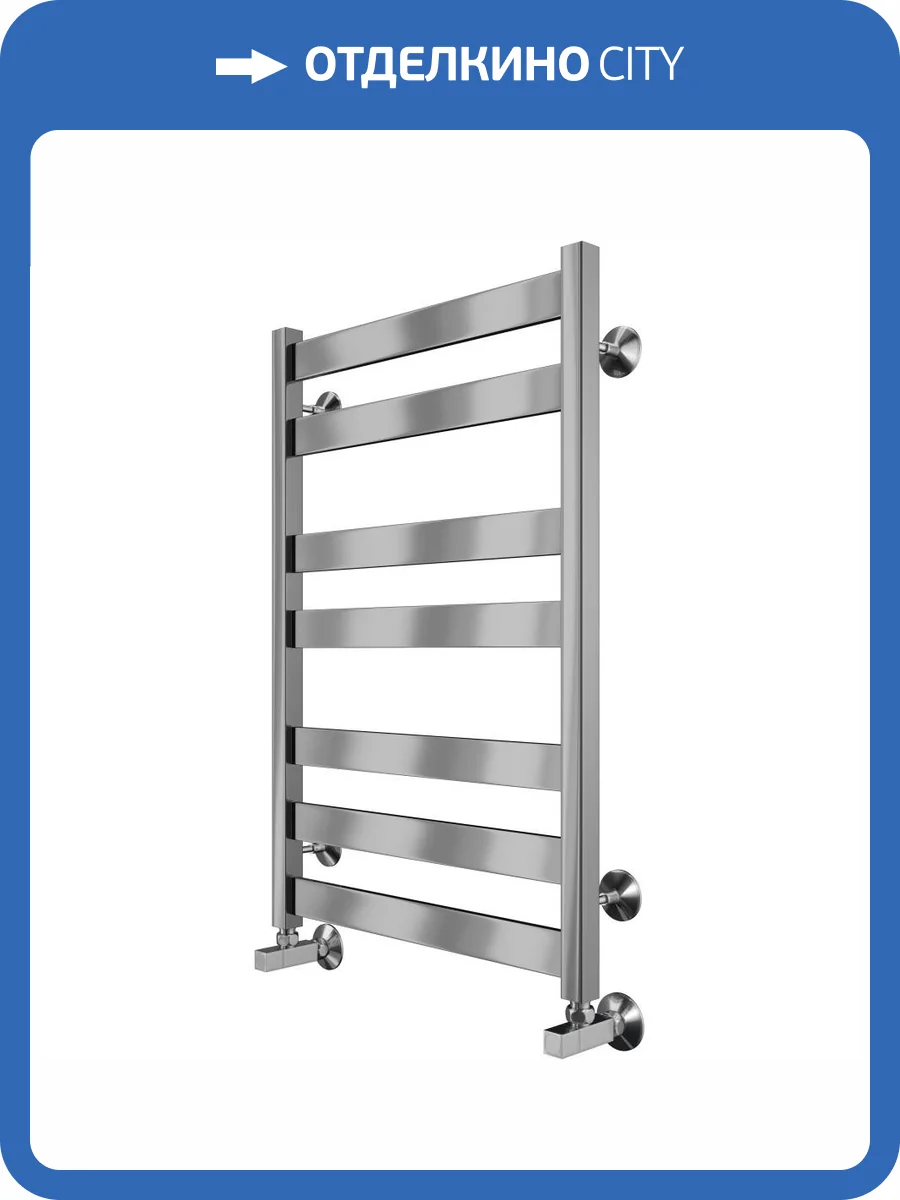 Полотенцесушитель водяной Larusso Бонд П7 4670078535740 500x800 хром фото 4