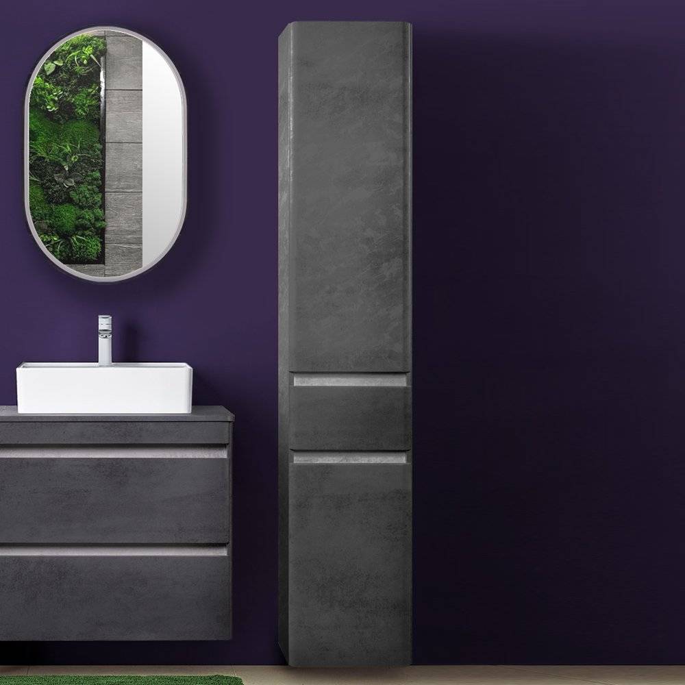 Шкаф-пенал Style Line Атлантика 35 Люкс Plus, с бельевой корзиной ...