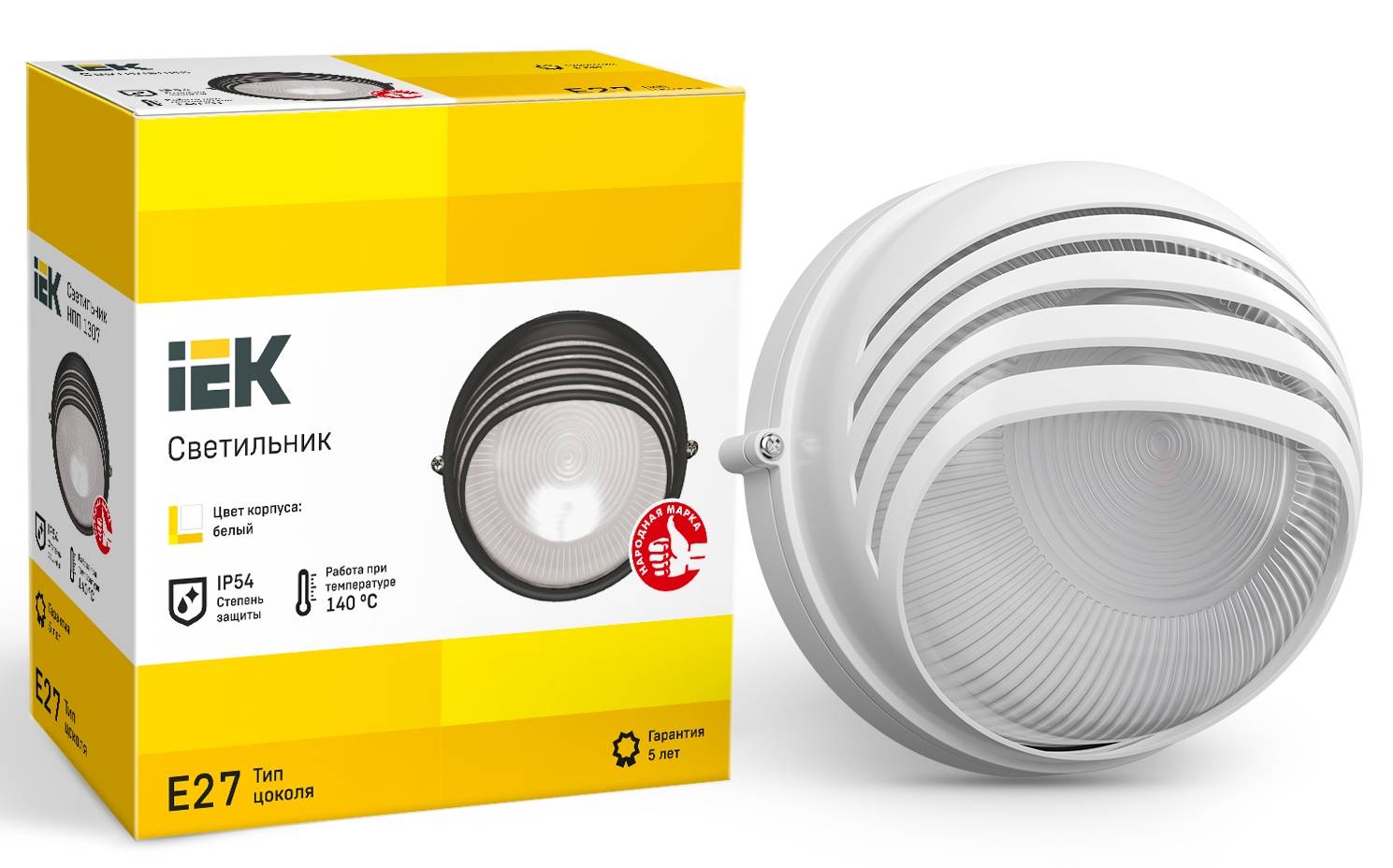 Настенно-потолочный светильник IEK НПП1307 LNPP0-1307-1-060-K01 фото 3