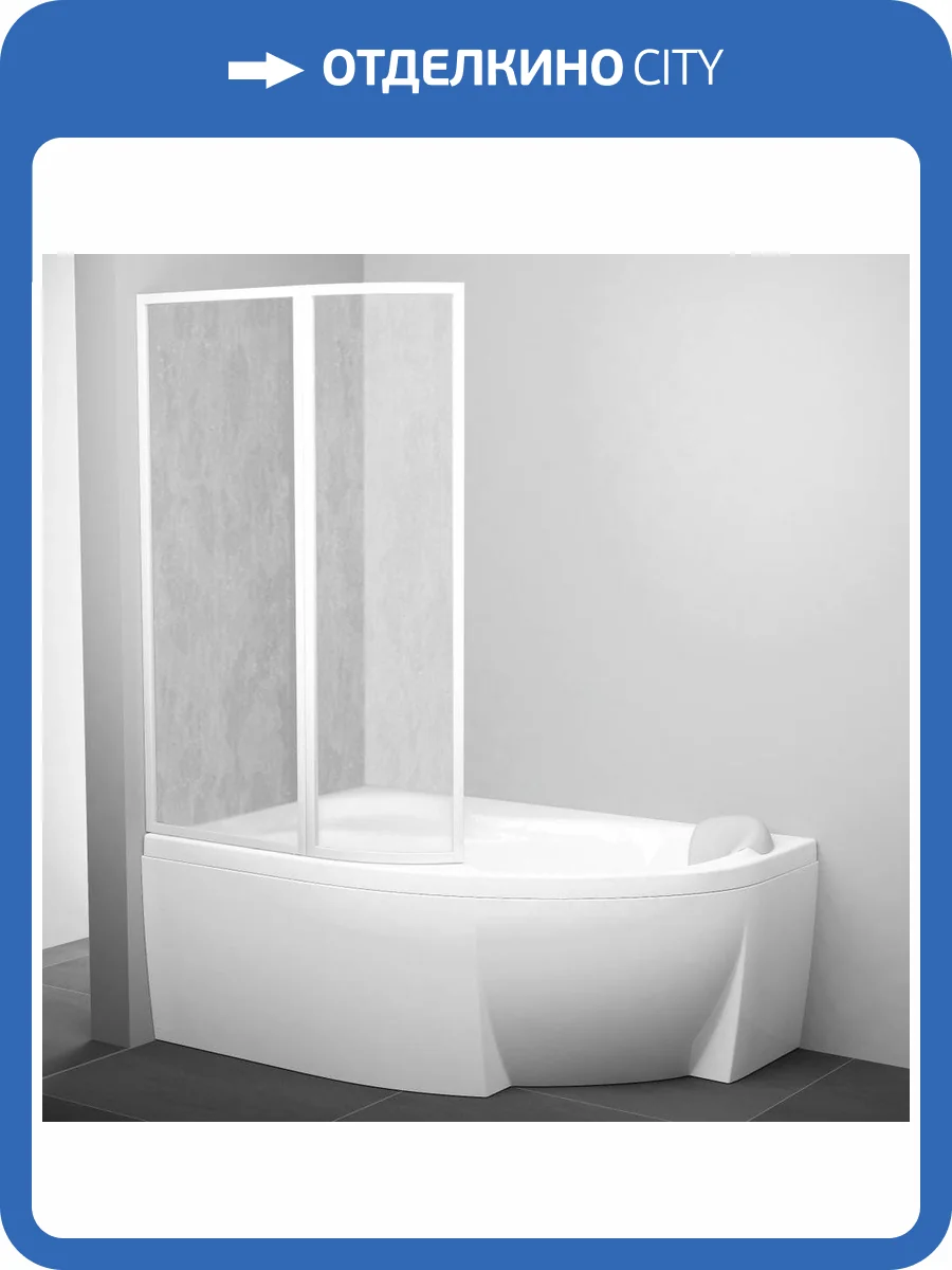 Шторка на ванну Ravak VSK2 Rosa 170 L Rain фото 5