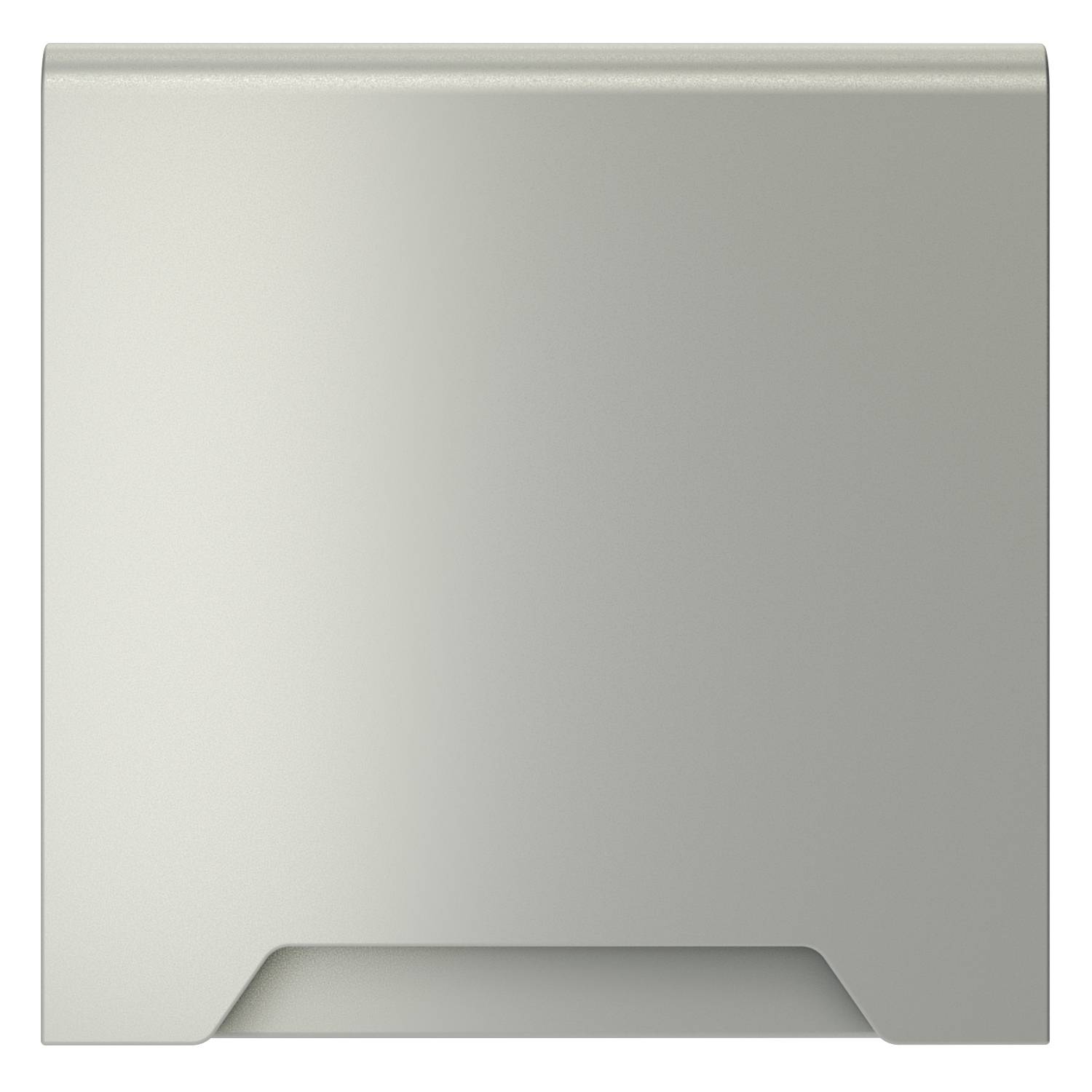 Лицевая панель для розетки с заземлением, шторками и крышкой Voltum S70 VLS000805 сталь фото 2