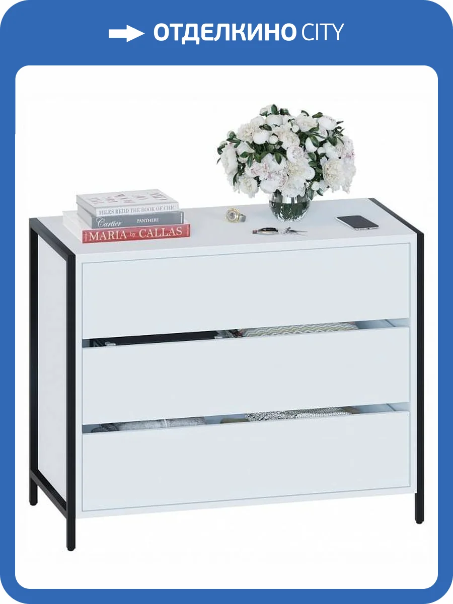 Комод Сокол Т-401 00-00016194 Белый фото 5