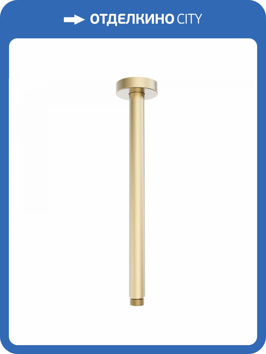Кронштейн для верхнего душа Wonzon & Woghand WW-SA06-30-BG золотой фото 3