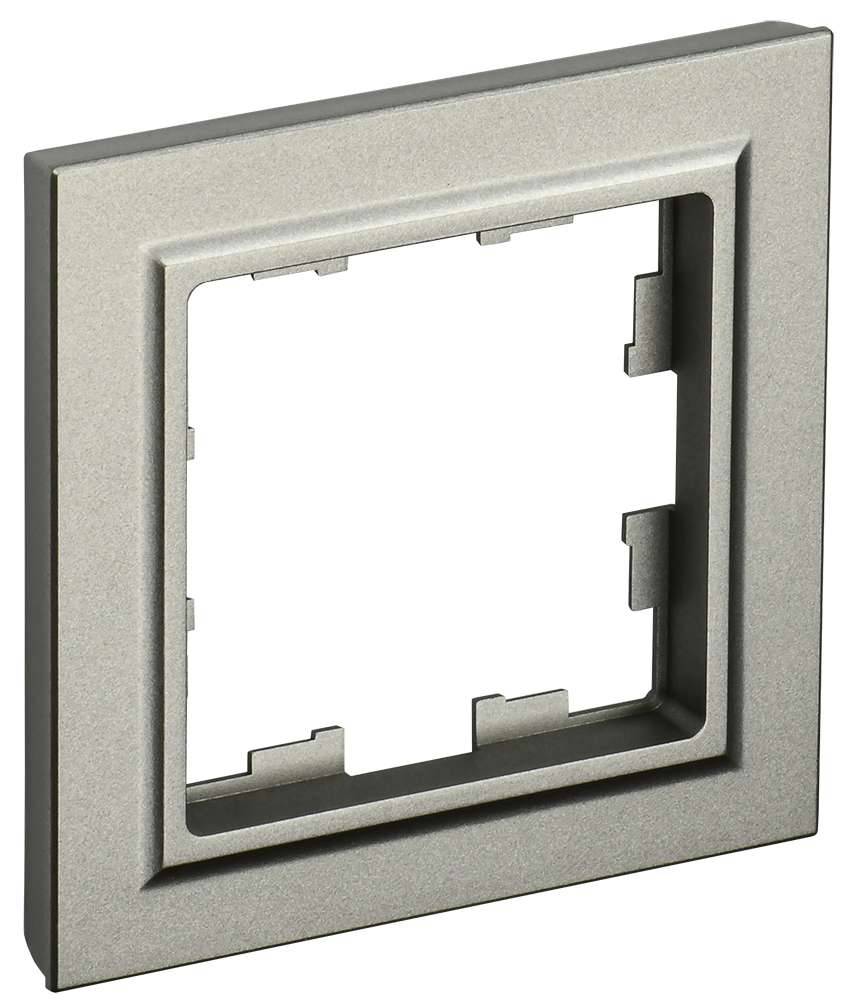 Рамка 1-постовая IEK Brite BR-M12-K37 шампань