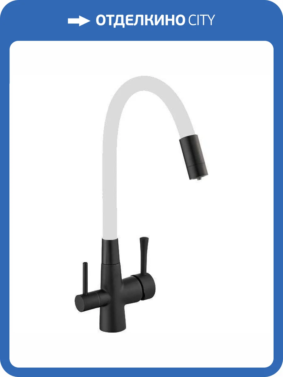 Смеситель для кухни Savol S-L1806H-02 с гибким изливом фото 3