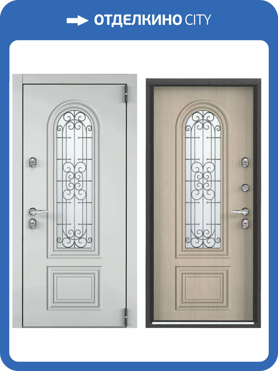 Входная стальная дверь Torex SNEGIR PRO-C PP 2854025 ЛКП Clear/ПВХ Лиственница крем 2000x880 фото 2