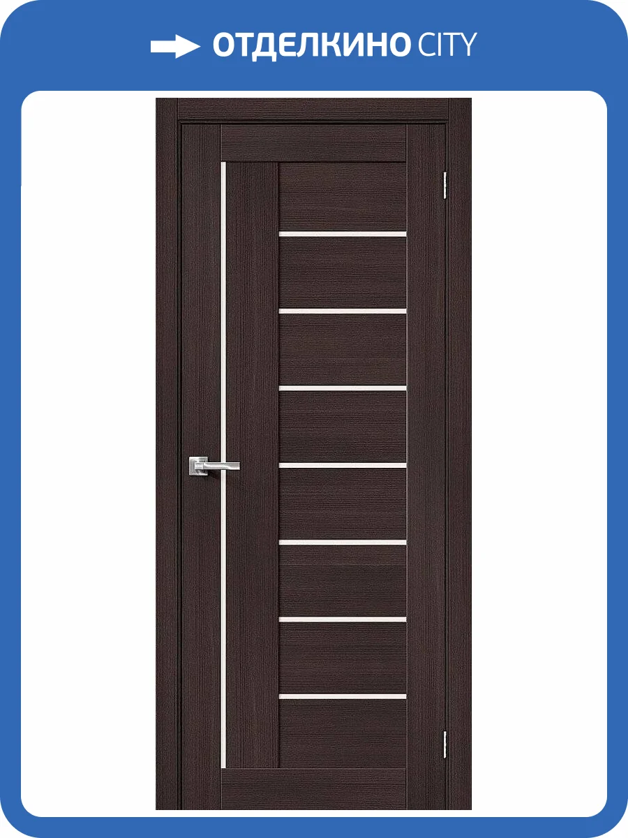 Межкомнатная дверь Bravo 153-1128 Браво-29 Wenge Melinga 200x60 фото 2