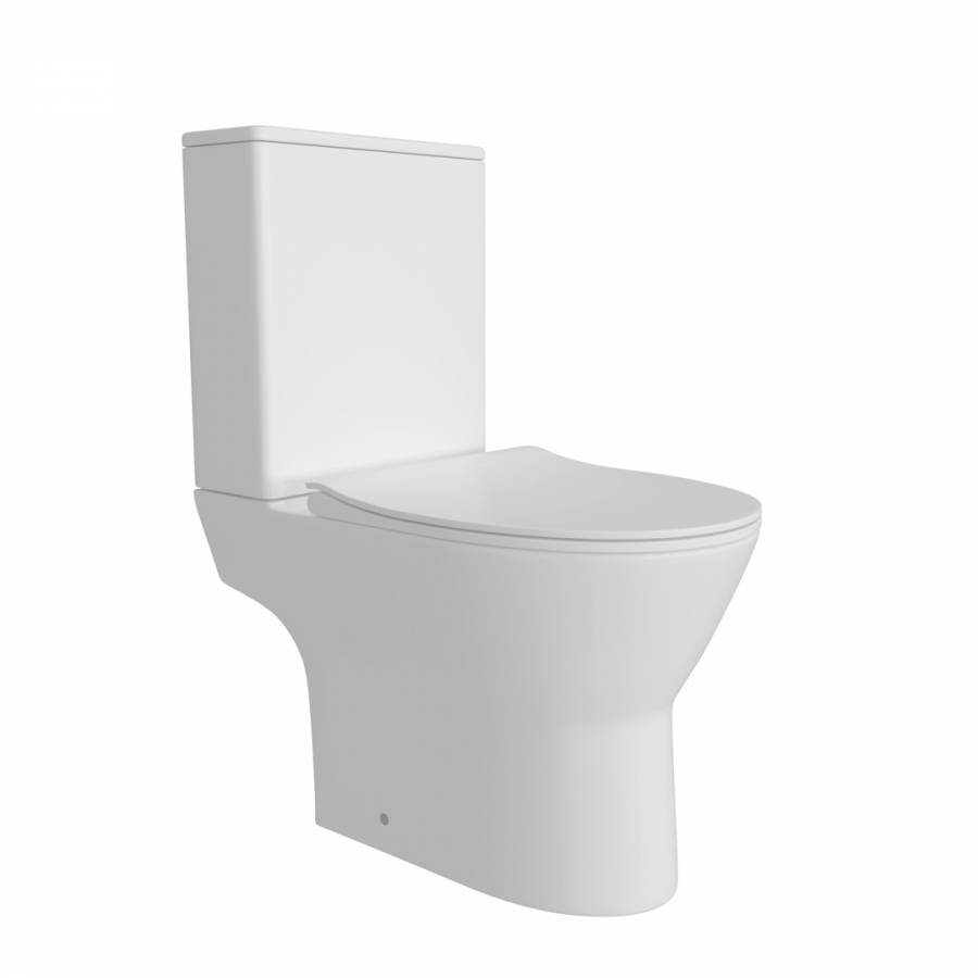 Унитаз-компакт Watersense Belinda W00136 безободковый, сиденье микролифт