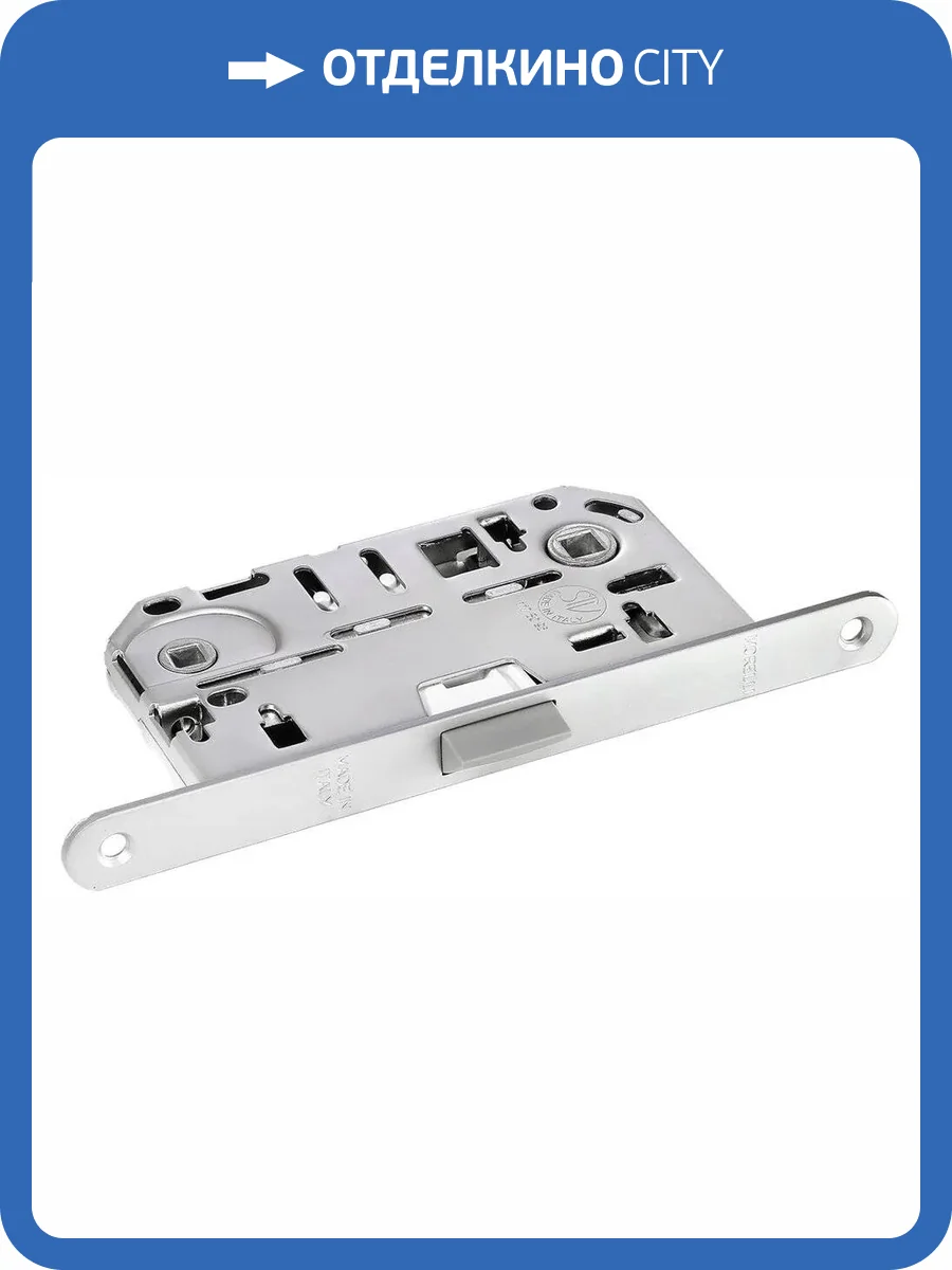 Межкомнатная защелка Morelli Innovation сантехническая бесшумная IP WC SC матовый хром фото 2