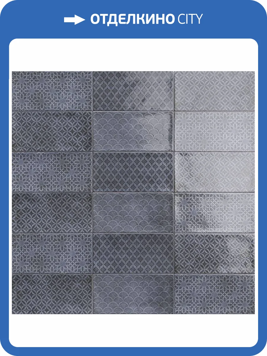 Декор Mainzu Camden Rev. Decor Azurro 10x20 фото 2