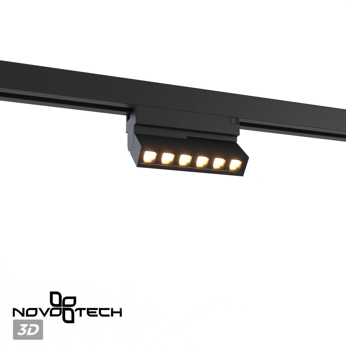 Трековый линейный светодиодный светильник Novotech EOS 359735 фото 9