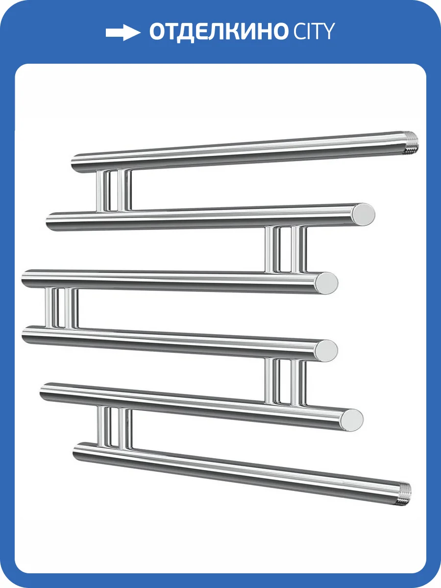 Полотенцесушитель водяной Ника Econ ПМ-4 50/80 без полки, хром фото 4