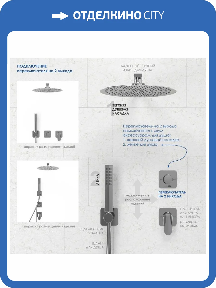 Переключатель потоков Wasserkraft Fulda A299 черный фото 3