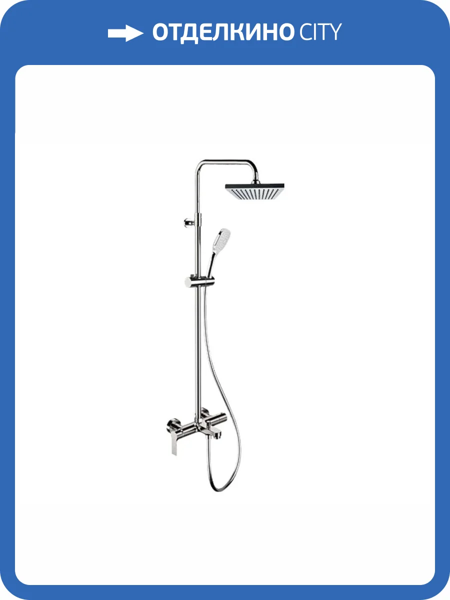 Душевая система Remer Energy EY34ASD20 хром, с изливом фото 3