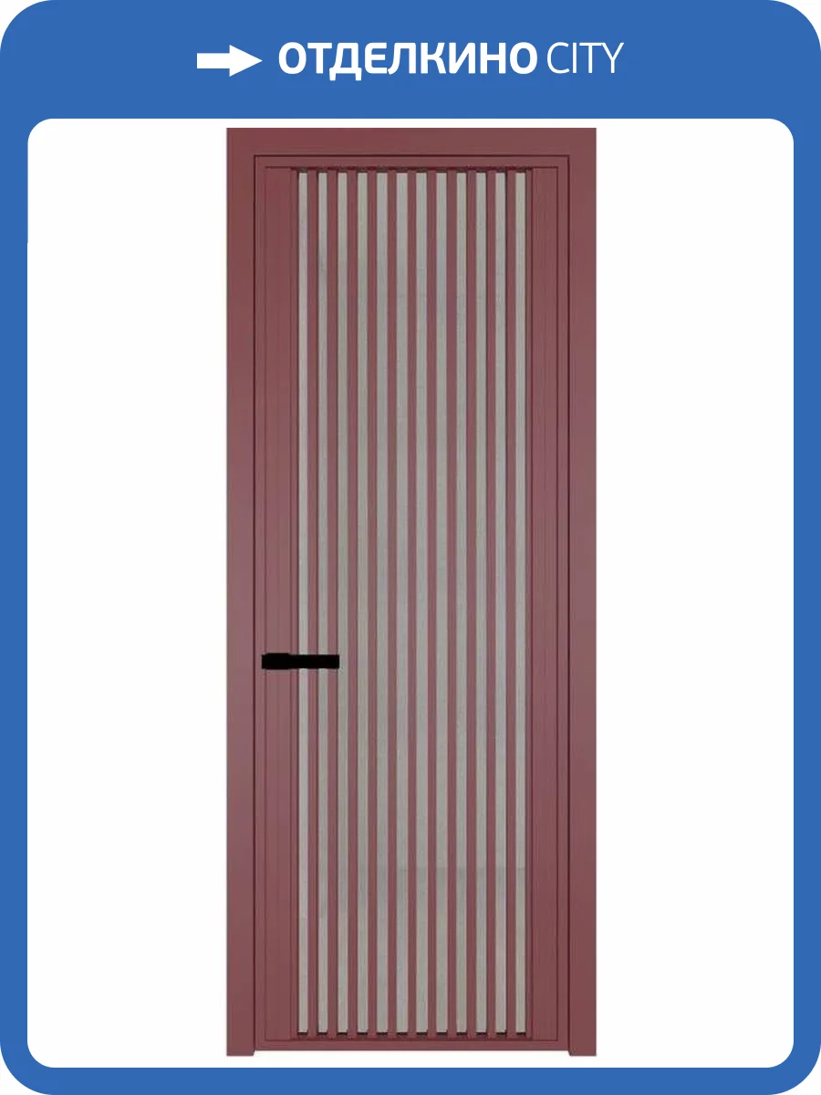 Межкомнатная дверь Profil Doors 3 AGP цвет профиля Красный антрацит, стекло безопасное 6 мм рэте 600x2000 фото 2