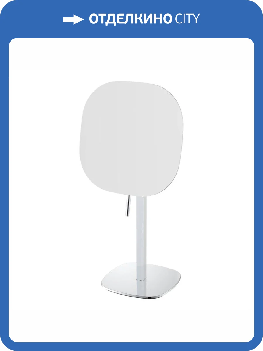 Зеркало настольное с увеличением 5х JAVA S-M113 хром фото 3