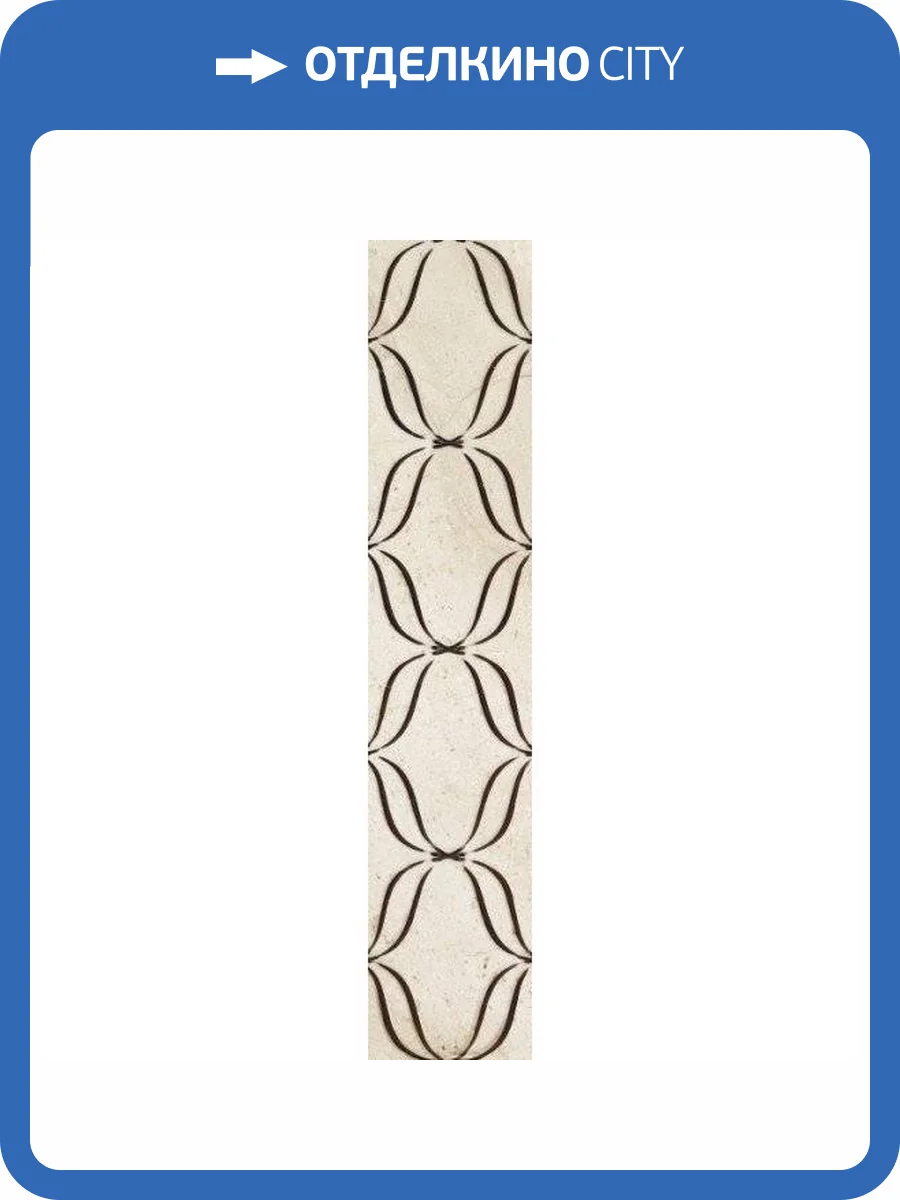 Бордюр Керамин Мокка 3 8.4x40 фото 2