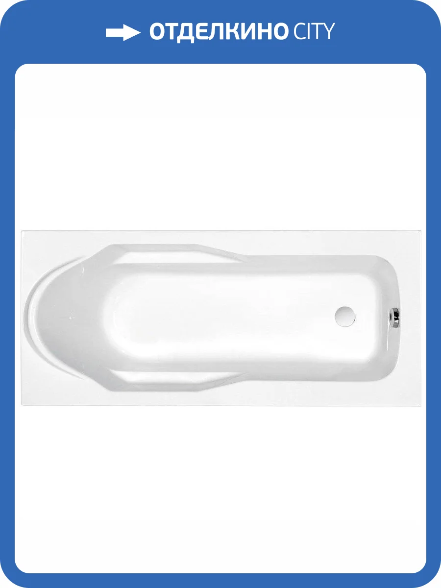 Акриловая ванна Cersanit Santana 160x70 ультра белая фото 10