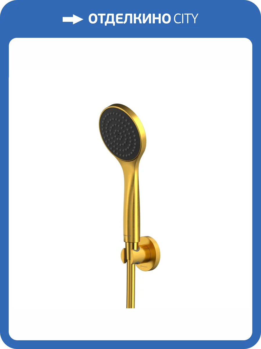 Душевой гарнитур WHITECROSS SET50BASICGLB золотой брашированный фото 3