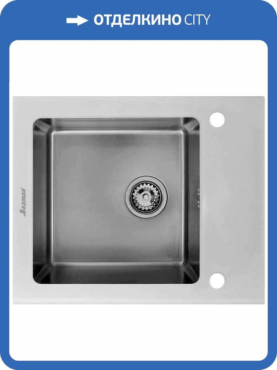 Мойка кухонная Seaman Eco Glass SMG-610W фото 4