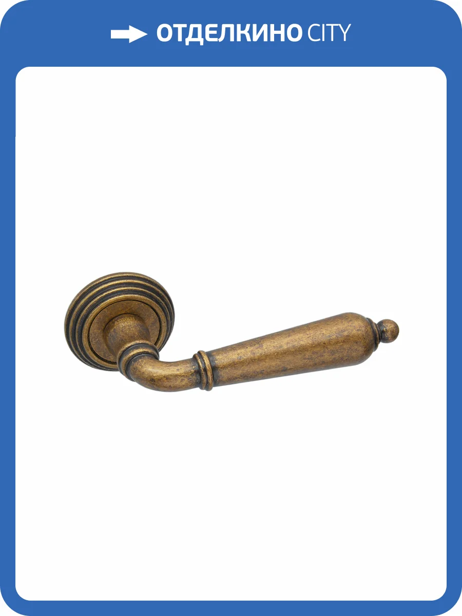 Ручка ADDEN BAU POMOLO V203, состаренная бронза фото 2