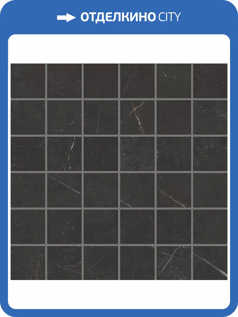 Мозаика Estima Nolana 70770 Mosaic/NL04_NS/30x30x10/5x5 Black (5x5) 30x30 фото 4