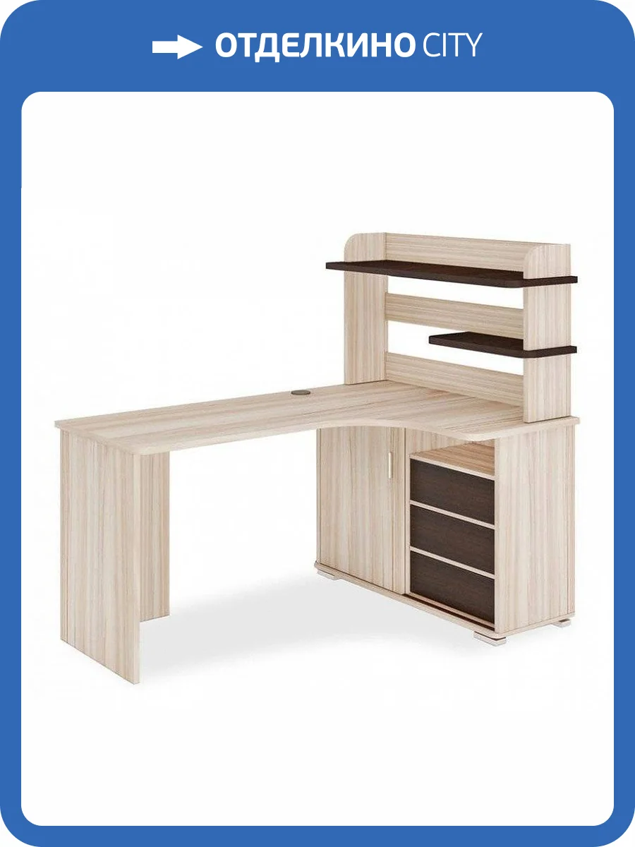 Стол компьютерный Merdes Домино MER_SR-165-KVK-PRAV-NOVYJ фото 2