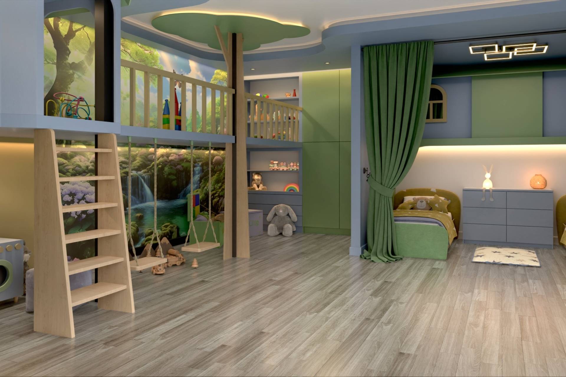 Двухслойная инженерная доска Damy Floor Luxury LUX-A2ES Скандинавский 600x120x15 фото 5