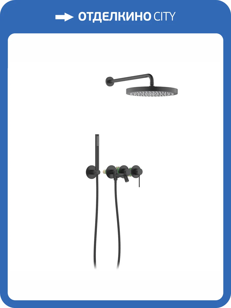 Душевая система Timo Saona SX-2348/03SM черный матовый фото 3