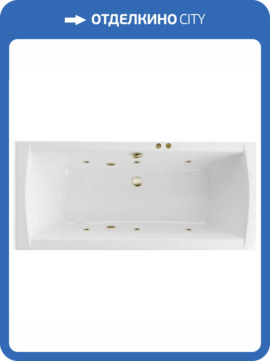 Акриловая ванна Excellent Aquaria Lux SOFT WAEX.AQU18.SOFT.BR 180x80 бронза фото 4