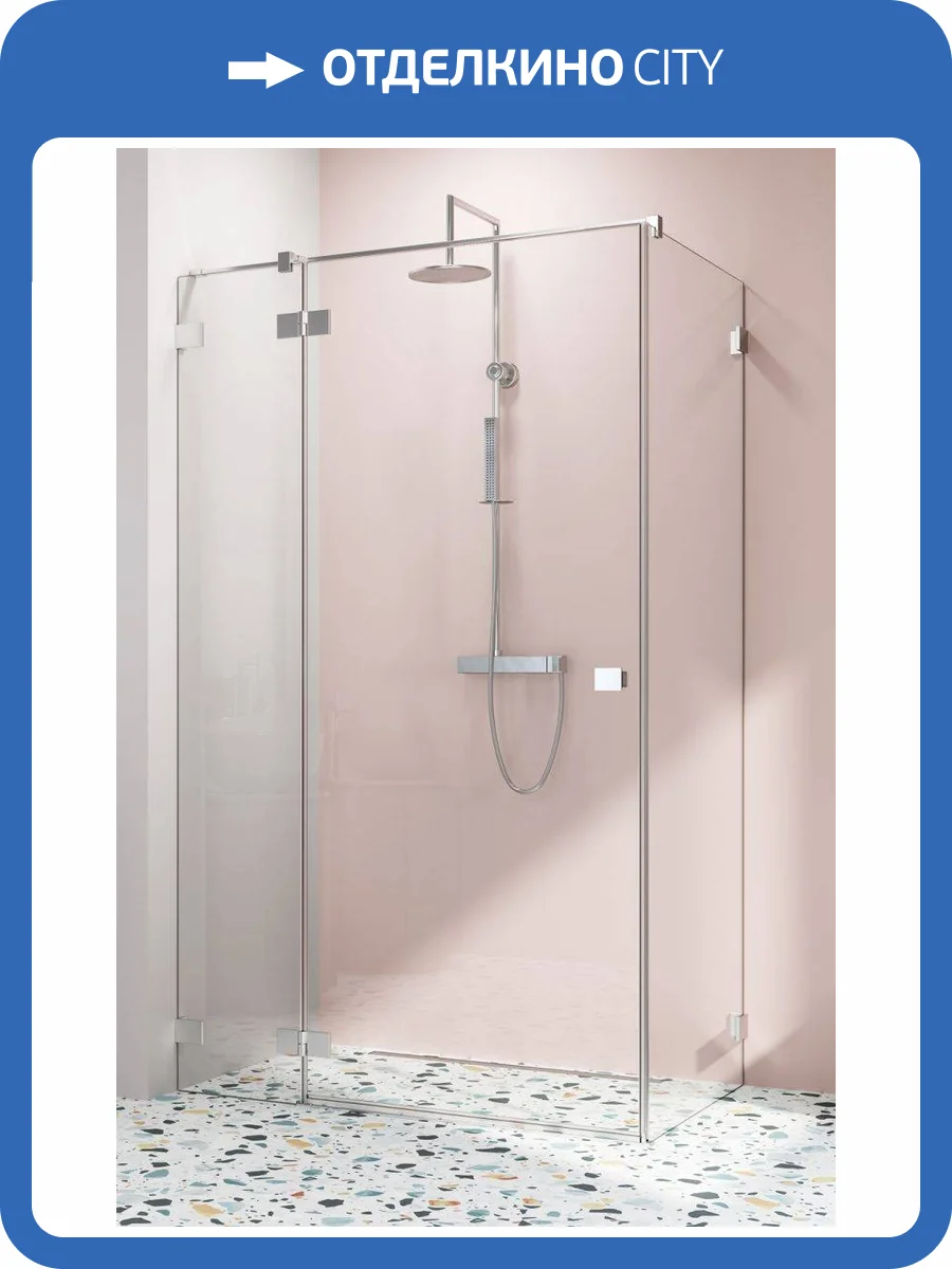 Душевая дверь Radaway Essenza Pro KDJ Door 90 Right 10097090-01-01R Хром, Прозрачное 90x200 фото 2