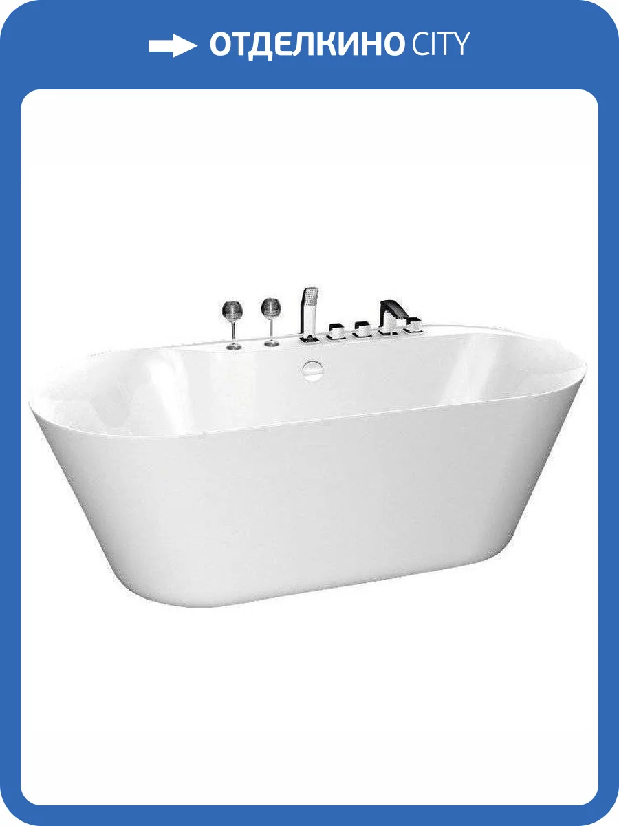 Акриловая ванна BelBagno BB14 180x80 фото 4