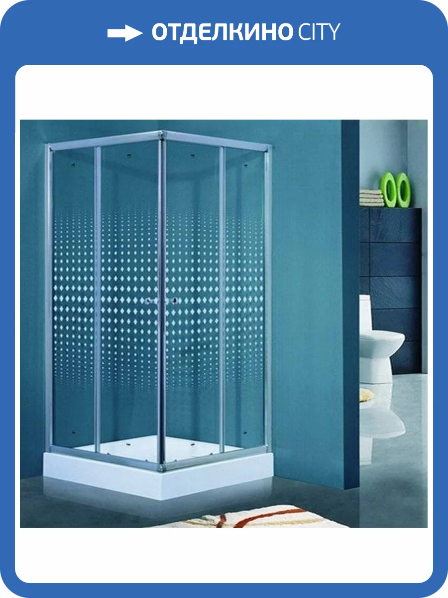 Душевой уголок Timo TL-1102 Romb Glass с поддоном фото 5