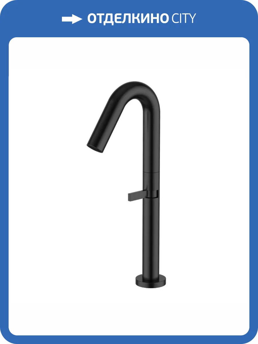 Смеситель для раковины Knotlor Elixir SS-31/BL высокий, черный фото 4