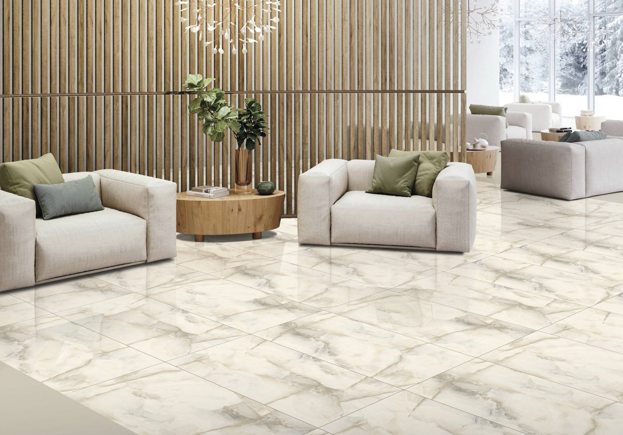 Керамогранит Asia Pacific Aqurius onyx grey glossy polished 60x120 фото 5