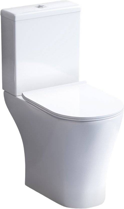 Унитаз-компакт Damixa Sirius DX86C8600SC безободковый, с микролифтом ...
