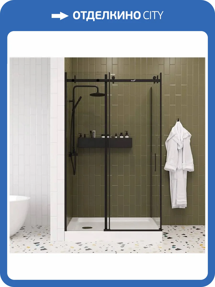 Душевой уголок Cerutti Spa CEZARES120B стекло прозрачное фото 3