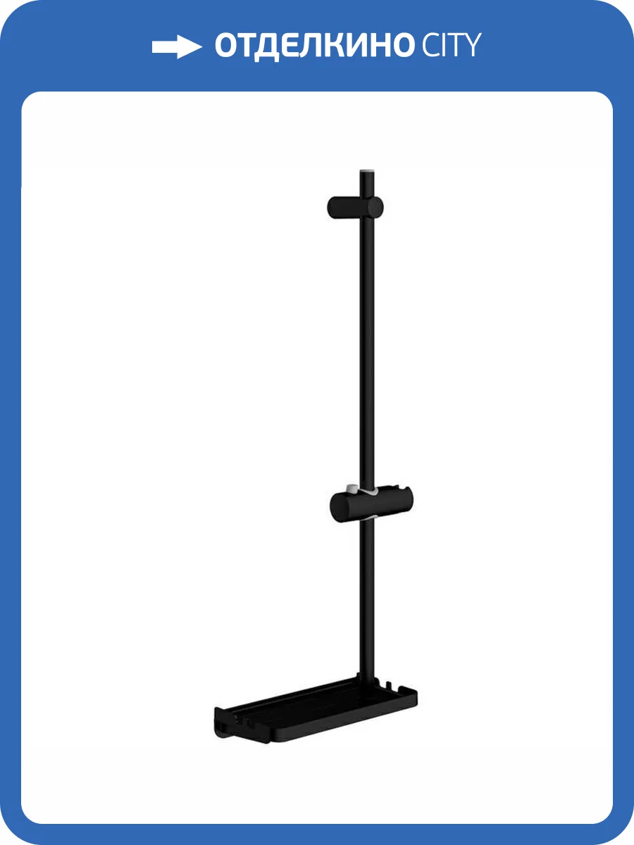 Душевая штанга AQUAme AQM8201B черная фото 3