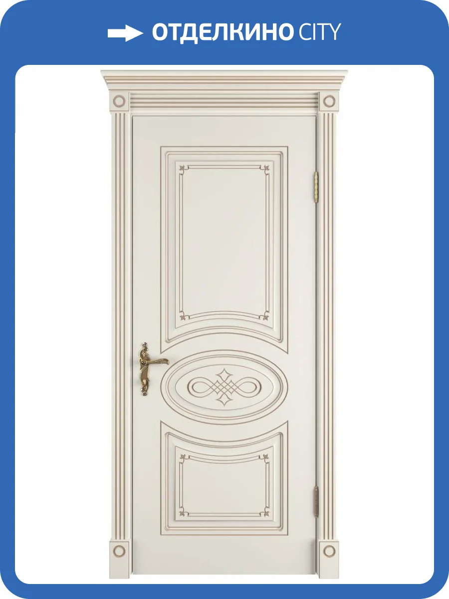 Межкомнатная дверь Владимирская Фабрика Дверей Bianca Ivory PC 800x2000 фото 2