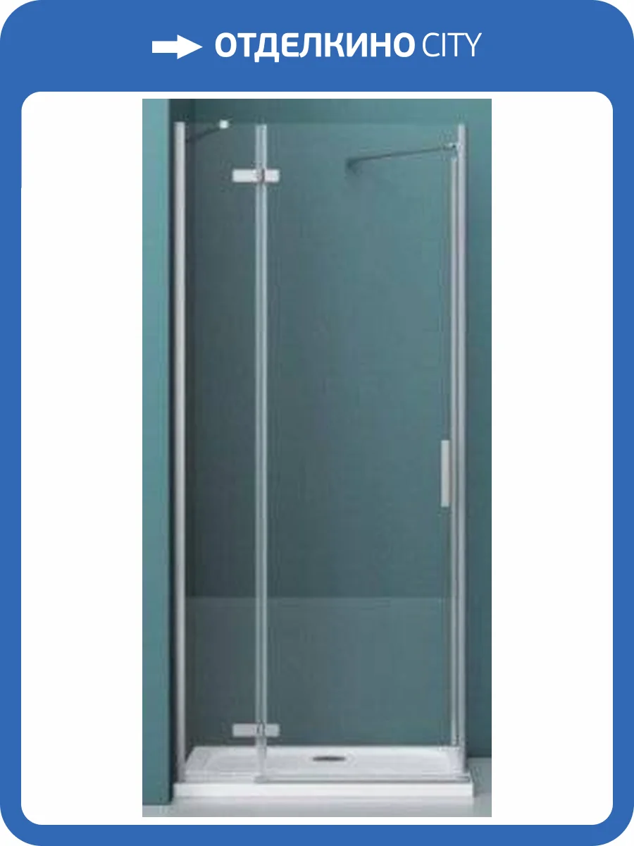 Душевая дверь BelBagno KRAFT-60/30-C-Cr-R фото 2