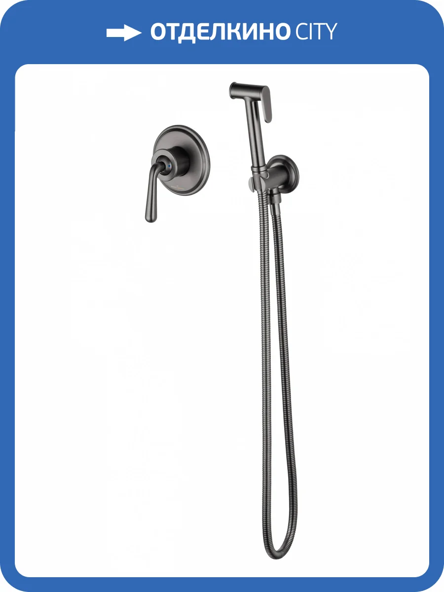 Гигиенический душ Wonzon & Woghand WW-88849008-BGM темный графит фото 8