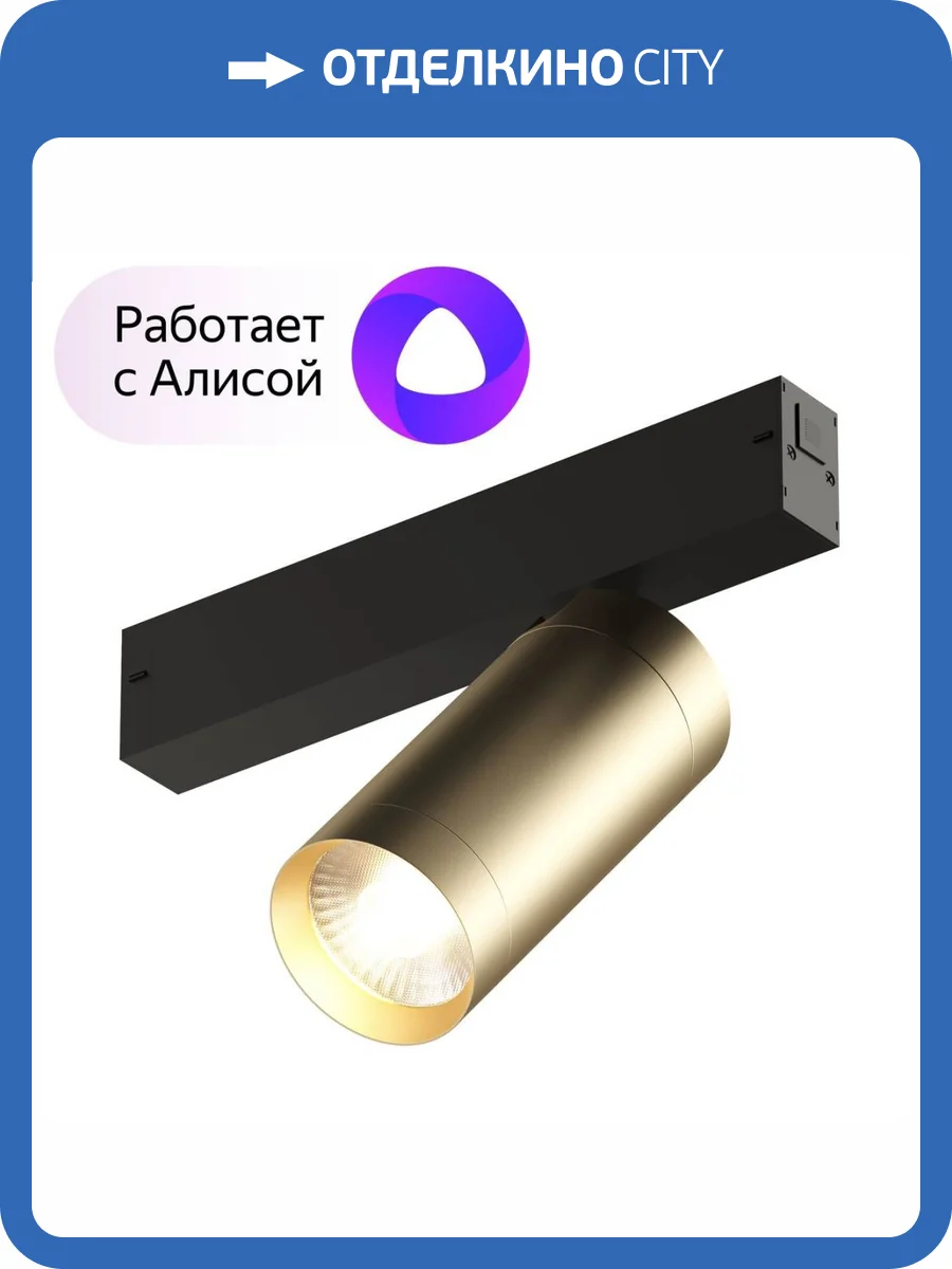 Трековый светодиодный светильник Denkirs Smart Spot DK8020-BG фото 6