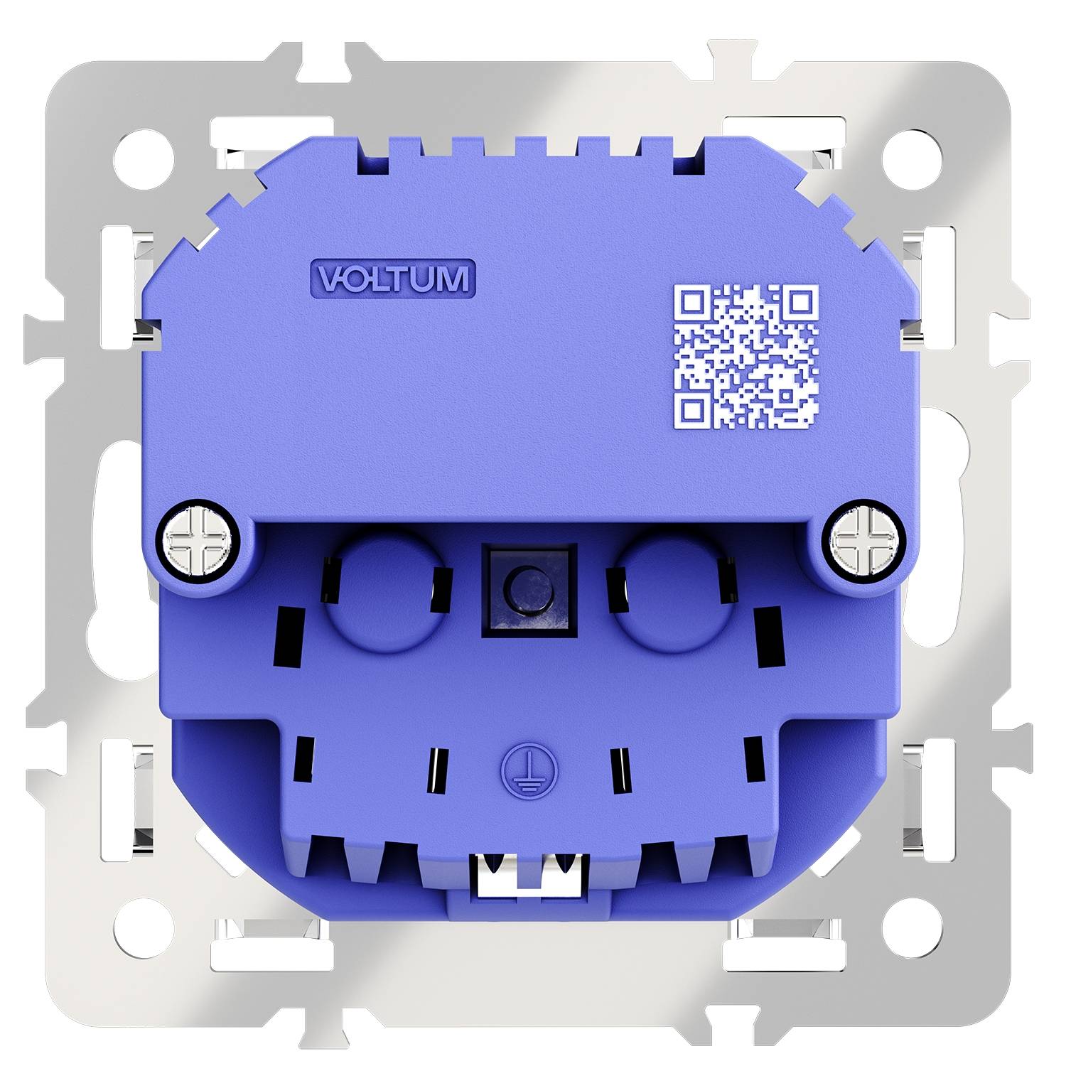 Механизм розетки 1-местной с заземлением, шторками и USB Type A+С Voltum S70 VLS0405M фото 3