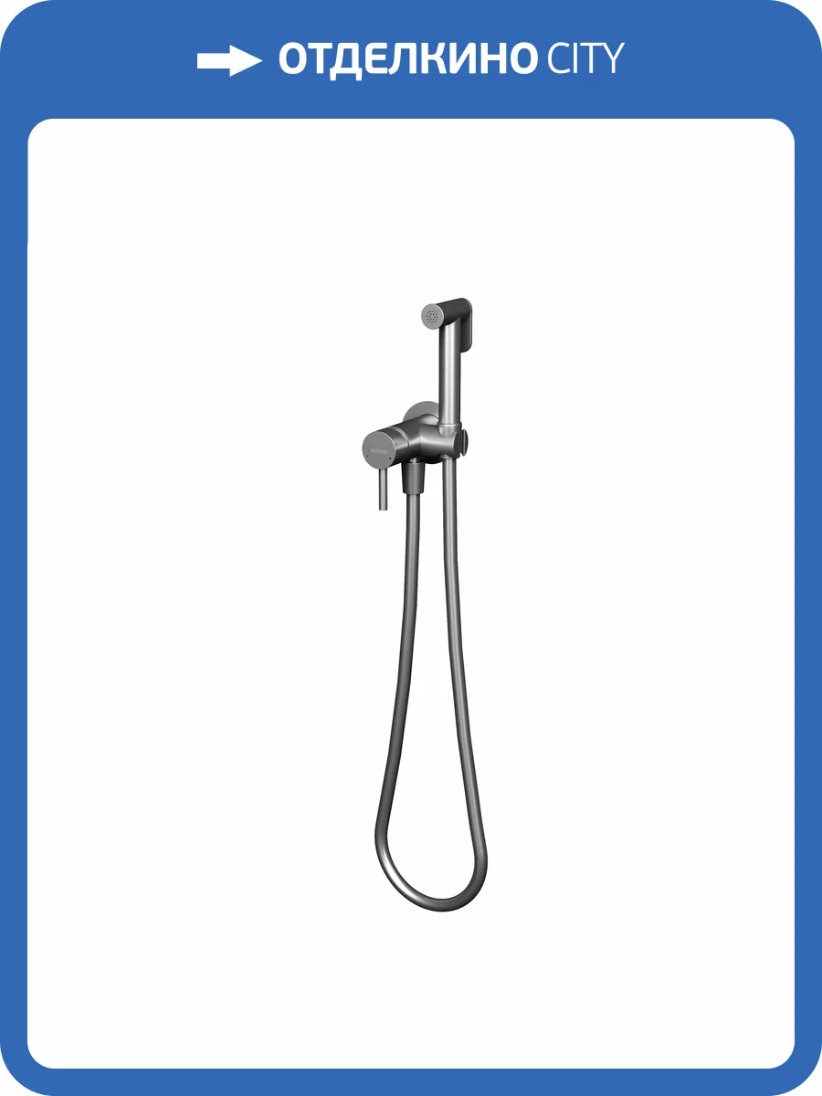 Гигиенический душ Sancos Etna SC9033GG вороненая сталь фото 3