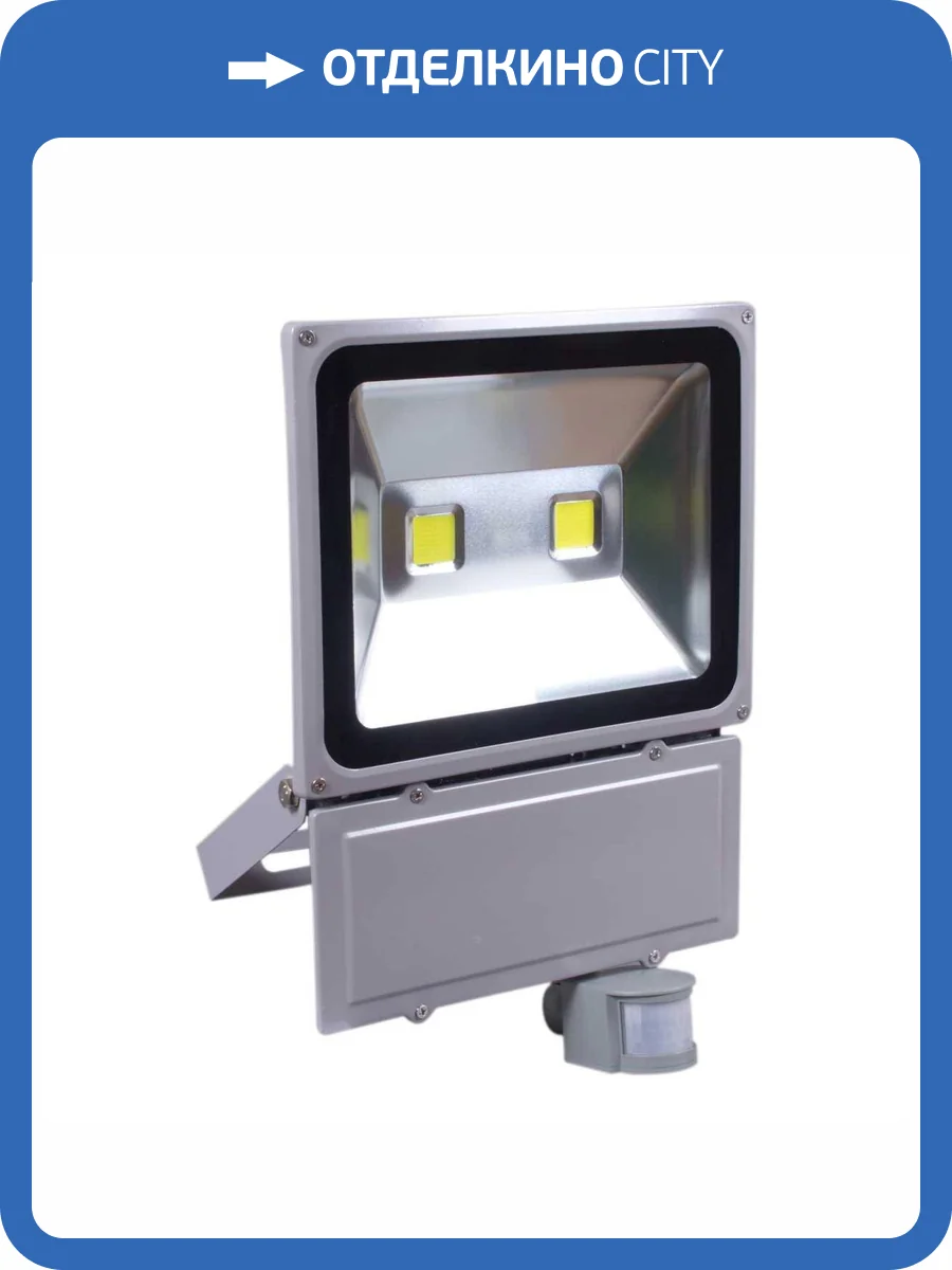 Прожектор Reluce 56100-0.2-001QY LED100W+SENSOR GY фото 2
