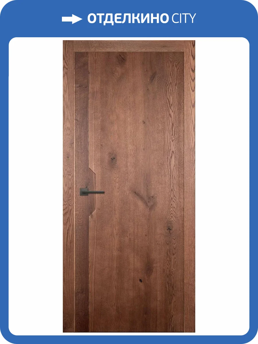 Межкомнатная дверь Ока Легно-5 полотно Мореный дуб 600x2000 фото 2