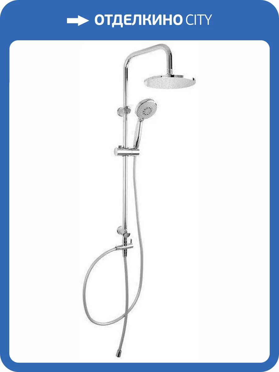 Душевая стойка Aquanet Passion R хром фото 3